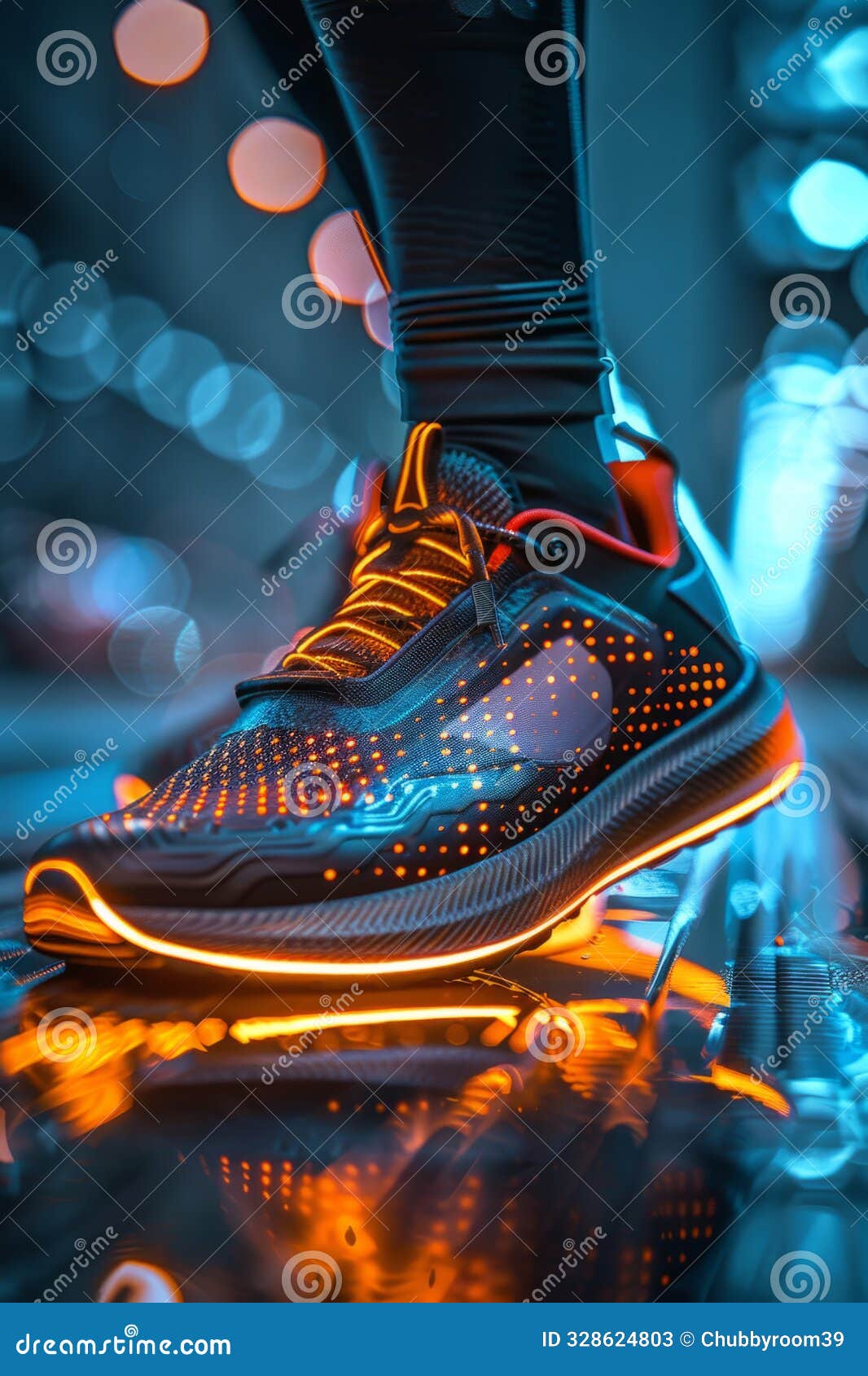 Smart Running Shoes with Real time Biometric Data Display for Fitness Tracking and Optimization. Stock Illustration Illustration of realtime workout 328624803