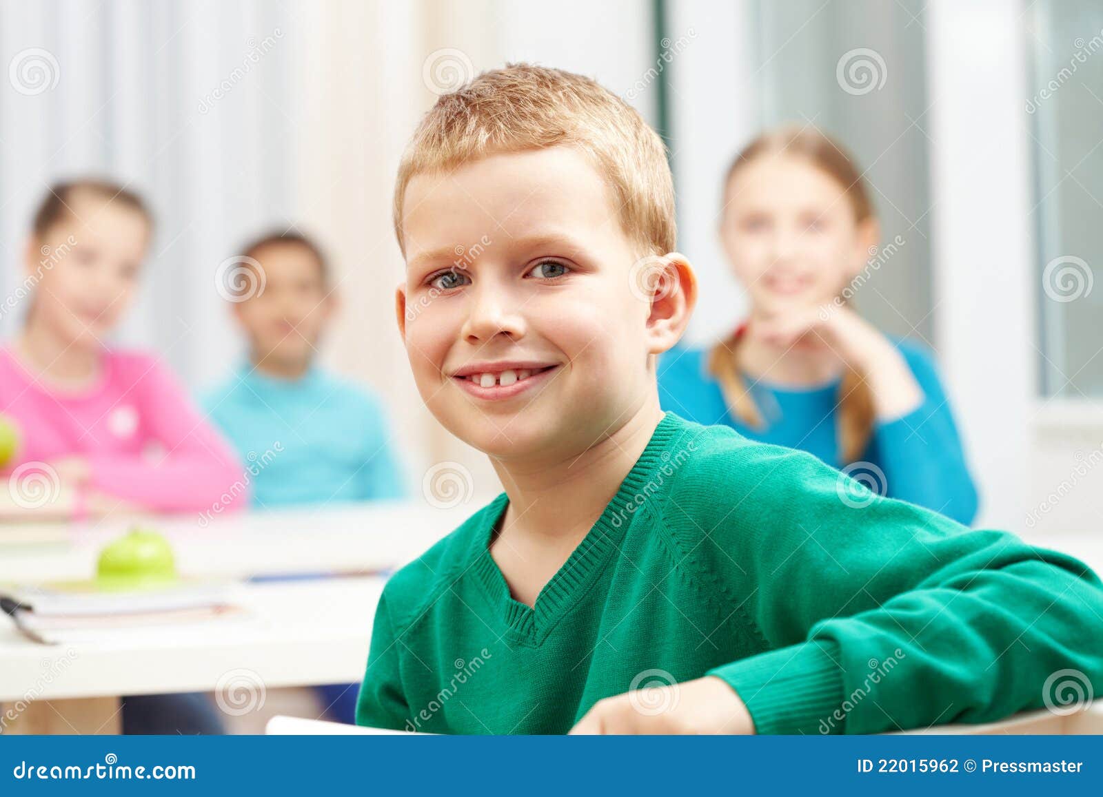 Smart schoolboy stock photo. Image of people, looking 22015962