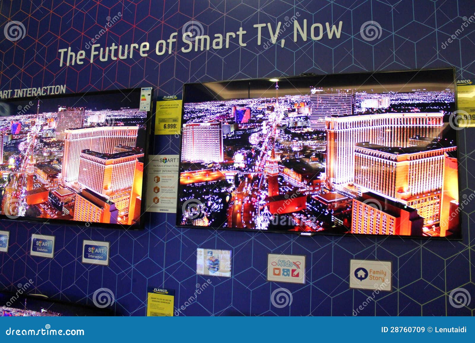 Smart TV al servizio di Samsung nel palazzo Cotroceni, Bucarest, Romania di AFI