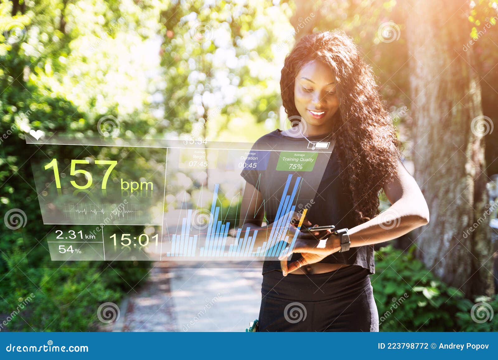 smart watch health gadget for running