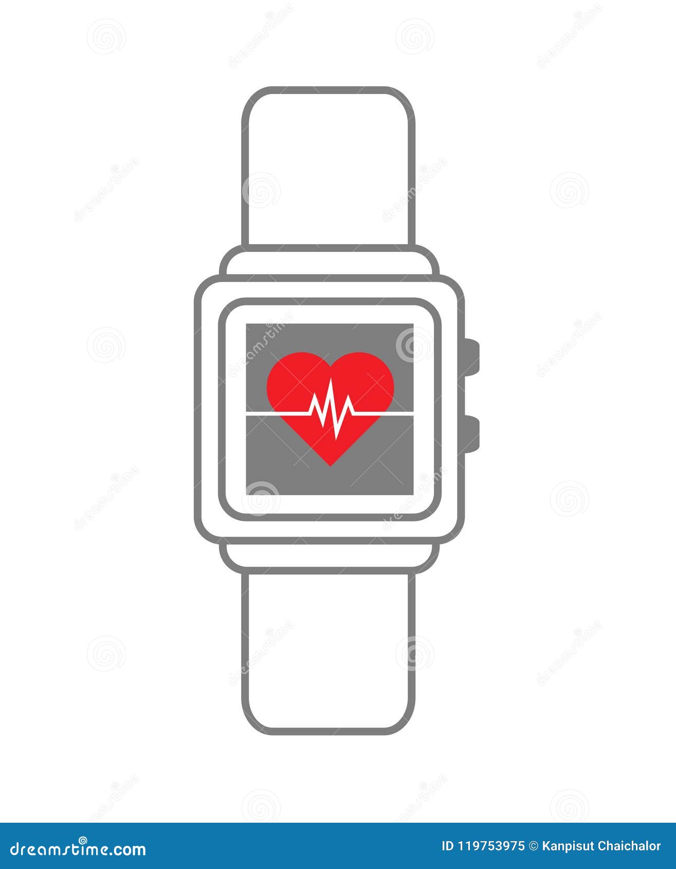 Smart Watch Wearable Technology Heart Rate Stock Illustration - Illustration of concept, display: 119753975 Smart Watch Wearable Technology Heart Rate Stock Illustration - Illustration of concept, display: 119753975