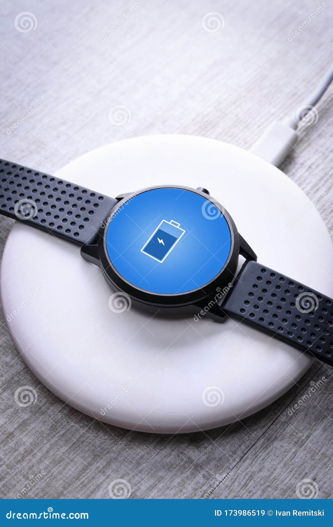 android watch wireless charging
