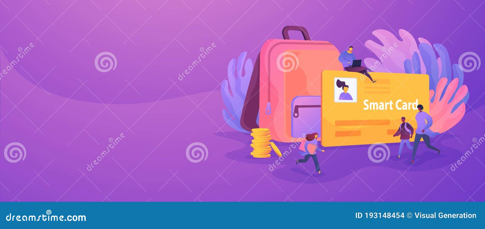 smartcards for schools web banner concept.