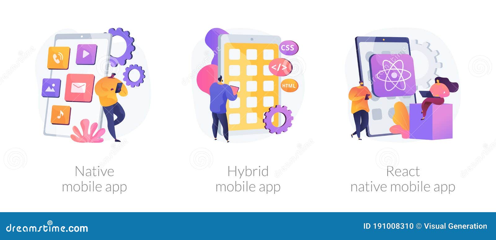 smartphone application abstract concept  s.