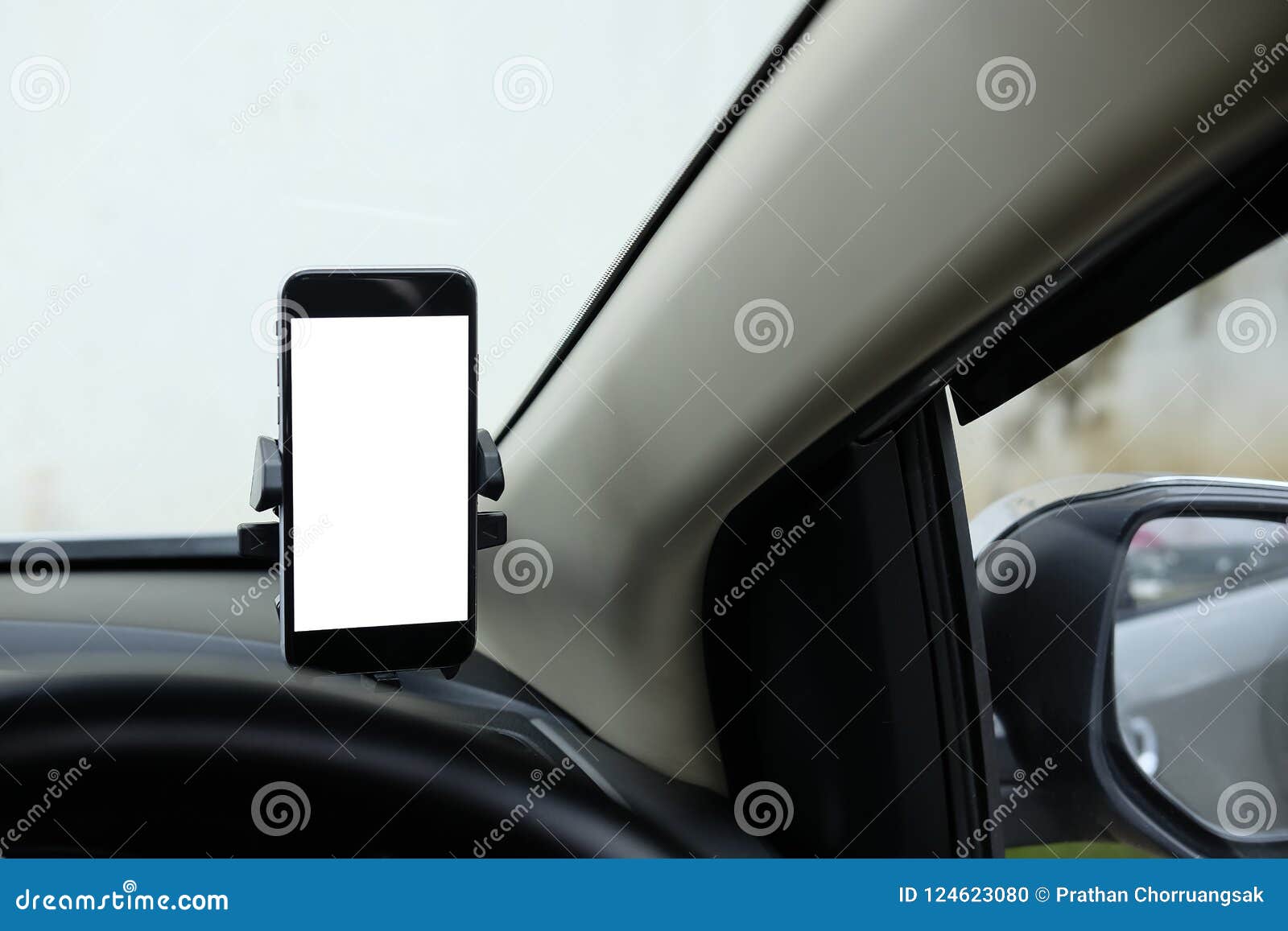 Download Mockup Smartphone In A Car Use For Navigate Or GPS ...