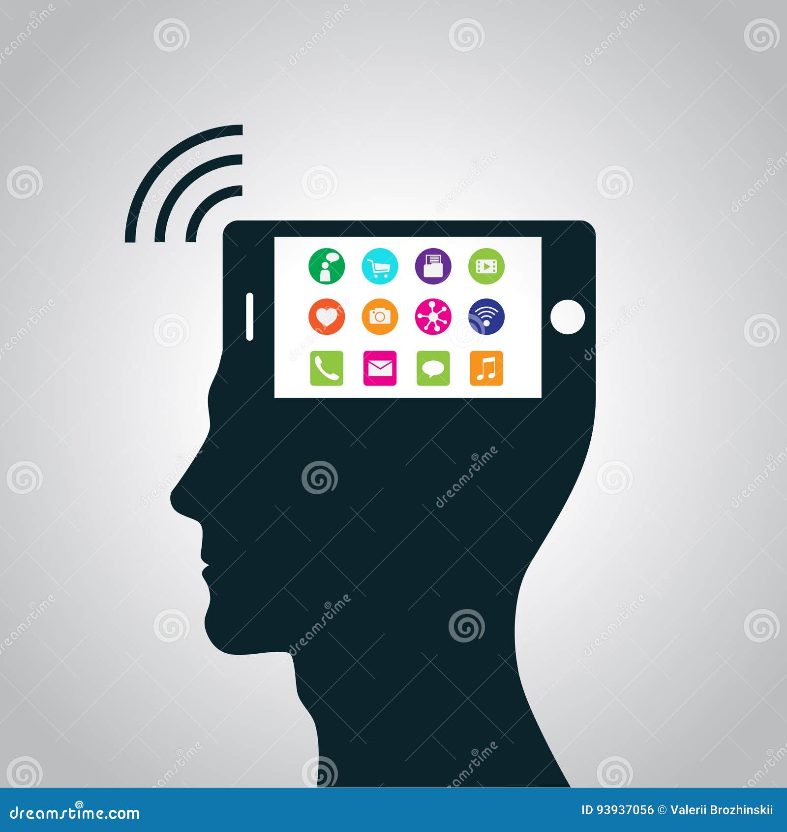 Smartphone Replaced Devices. Mobile Phone Multipurpose Functionality In