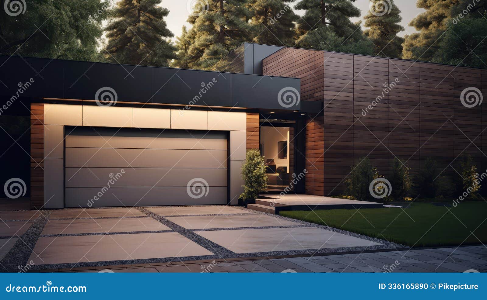 smartphone house garage door
