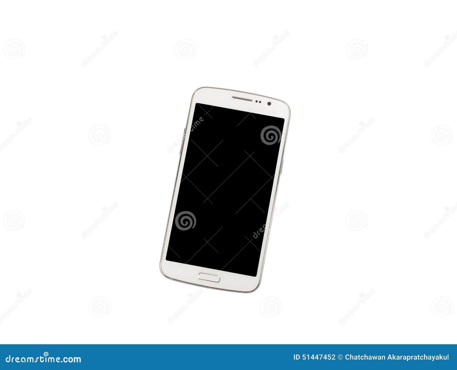 Smartphone Isolated on White Background Stock Photo Image of background, white 51447452