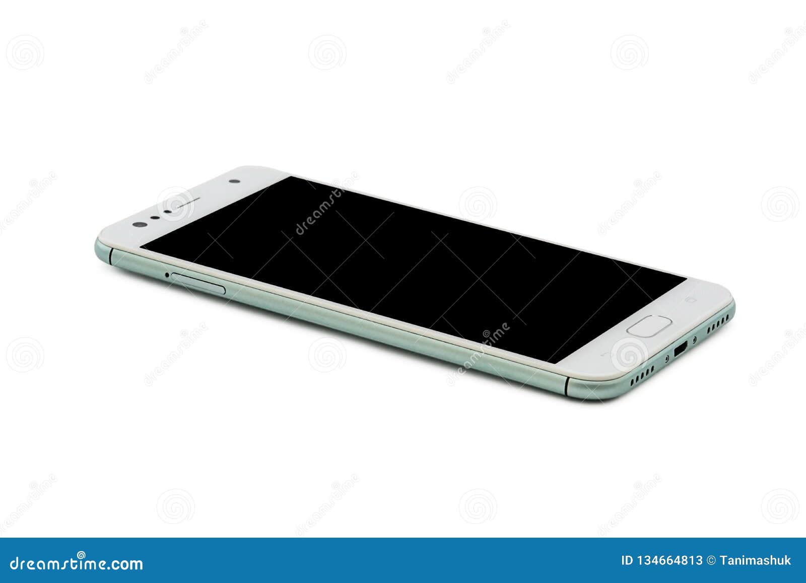 Smartphone Isolated on White Background Stock Image Image of digital, telephone 134664813