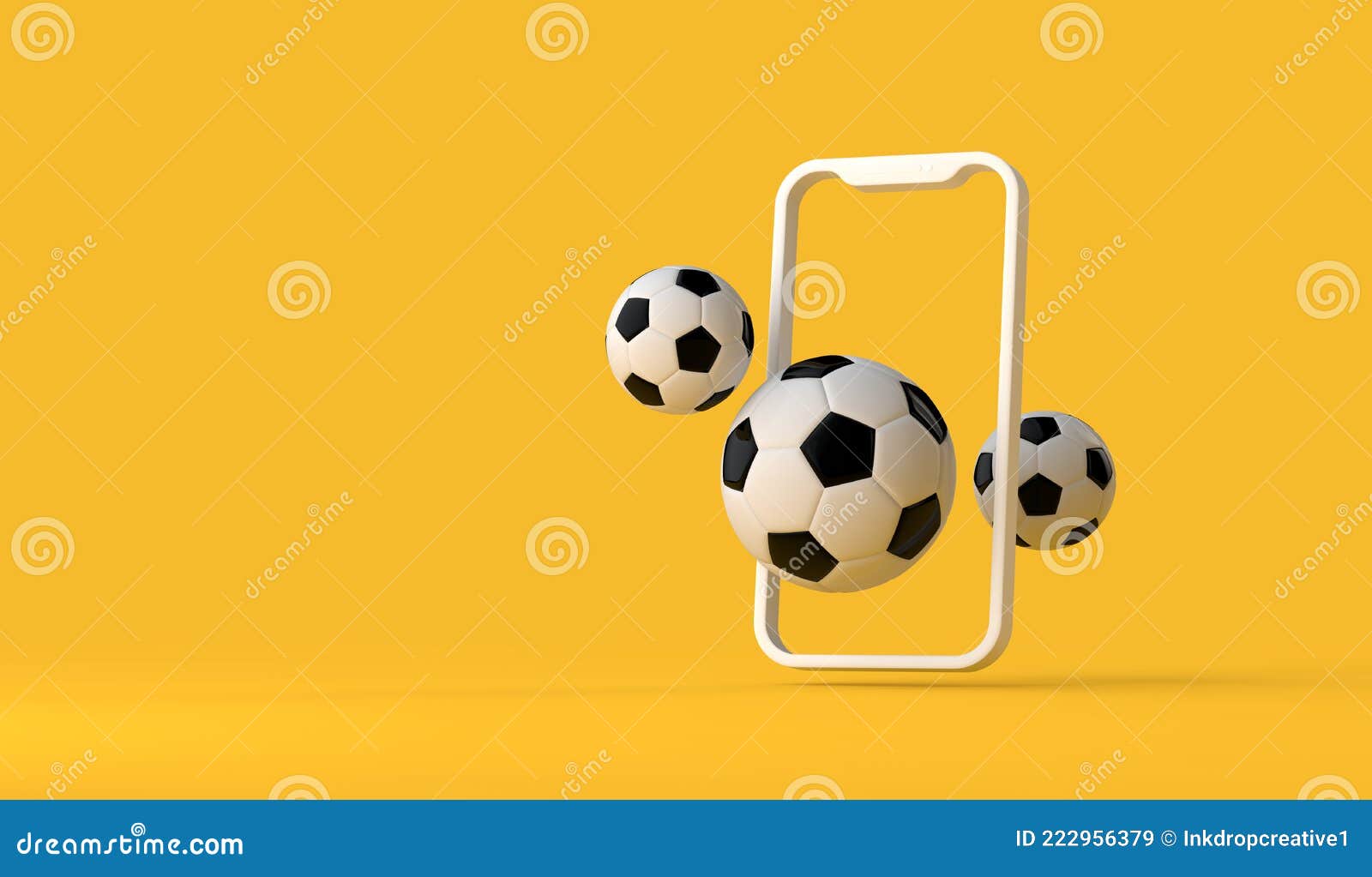 Smartphone Mit Fußball