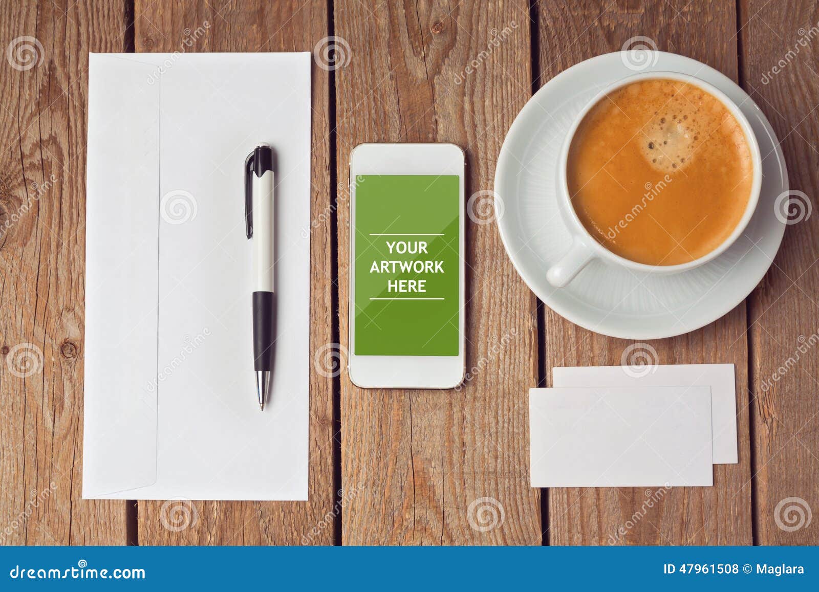 smartphone mock up template for business presentations and apps 