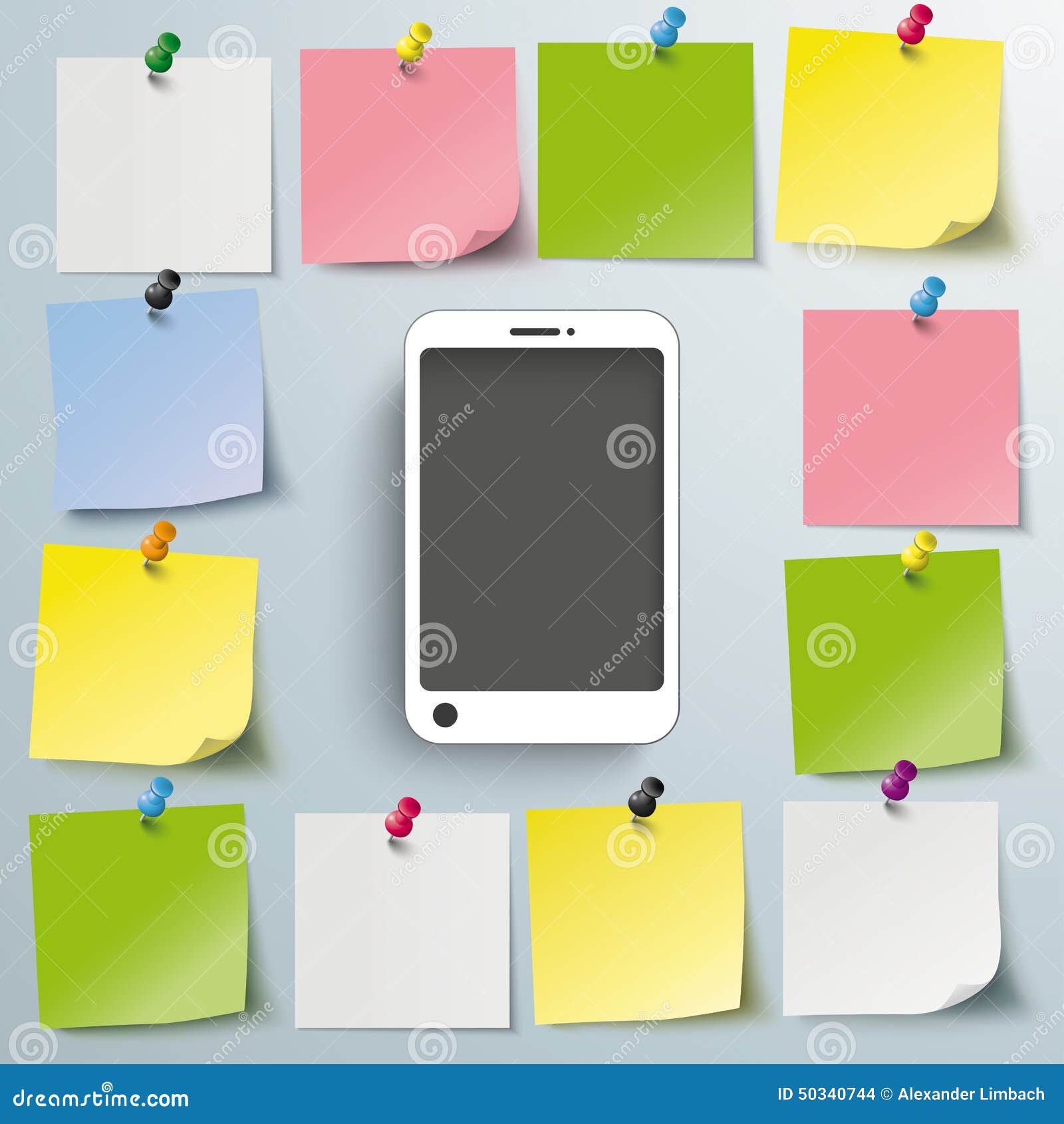 Thumbtacks 1 RoyaltyFree Stock Image 3487234