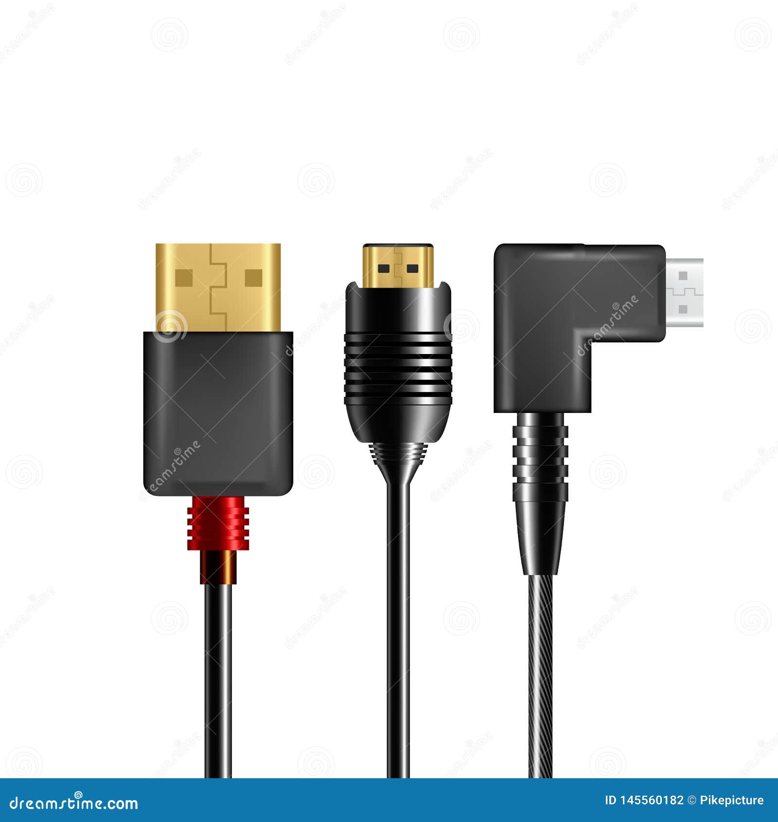 Free Vector  Cable ports chargers usb cables plugs and connectors set  types of mobile phone cords collection of black smartphone connection wires  on white background