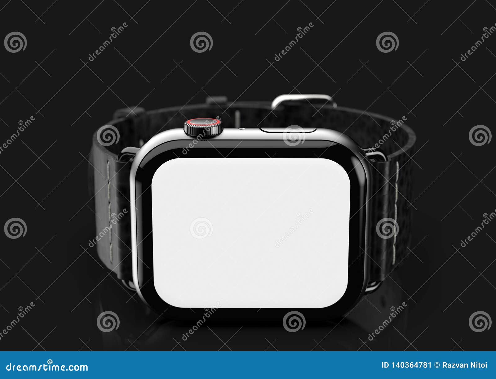 Smartwatch De Style De La Montre 4 Dapple écran Noir Et
