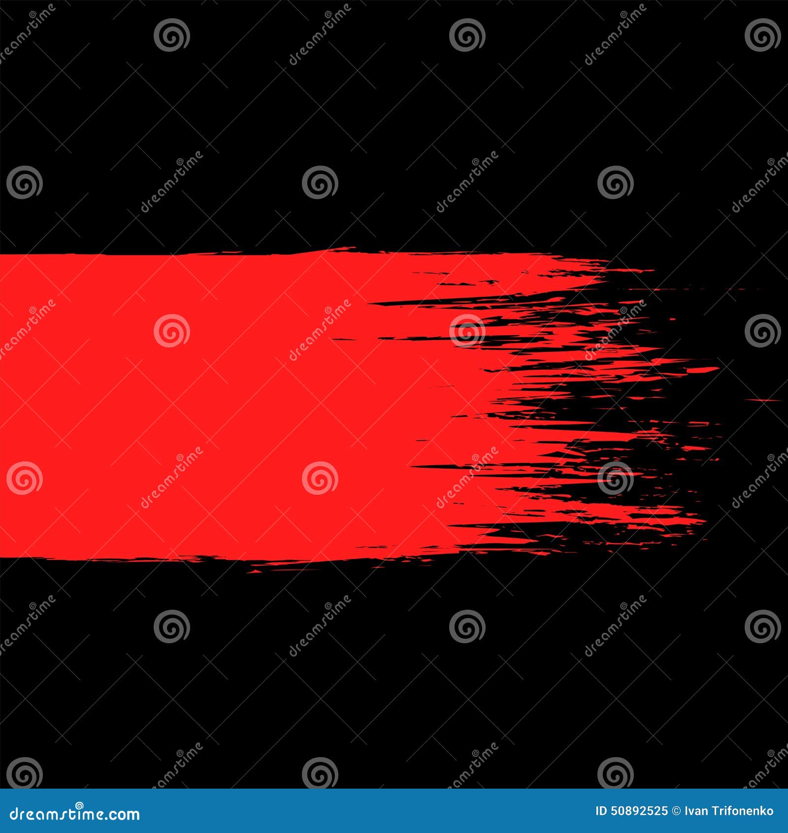 Smear Of Red Paint Cartoon Vector | CartoonDealer.com #50892525