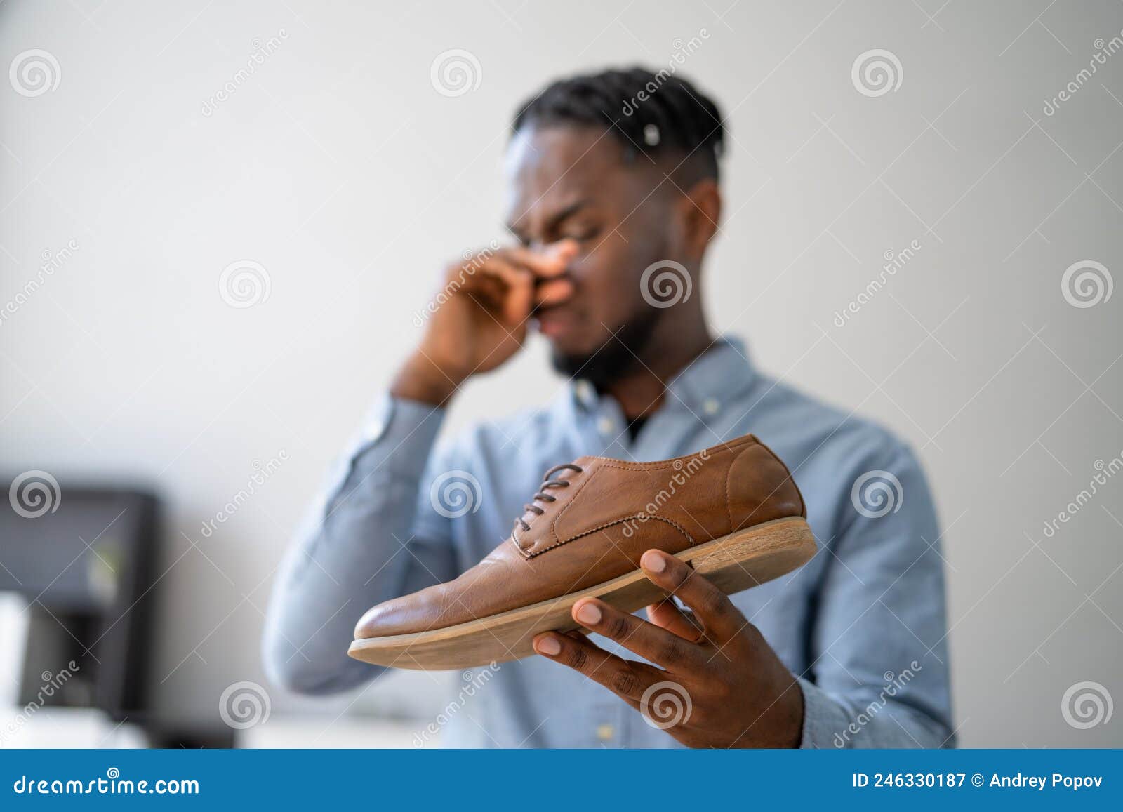 Smelly Shoes. Stinky Feet Sweat Stock Image - Image of odor, dirty ...