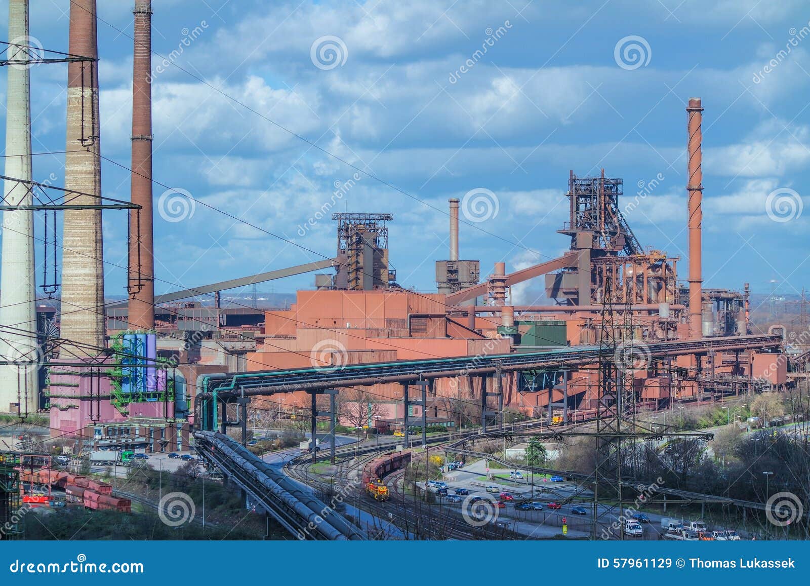Smelting Furnace in Duisburg, Germany Stock Image Image of metal