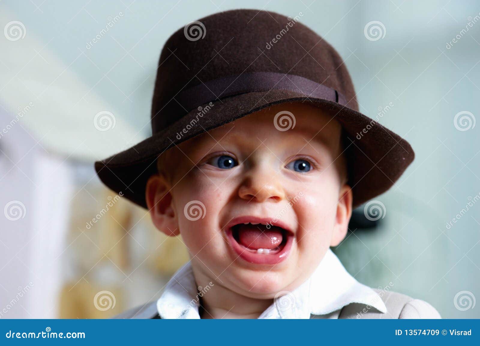 The smile baby boy stock image. Image of child, pattern 13574709