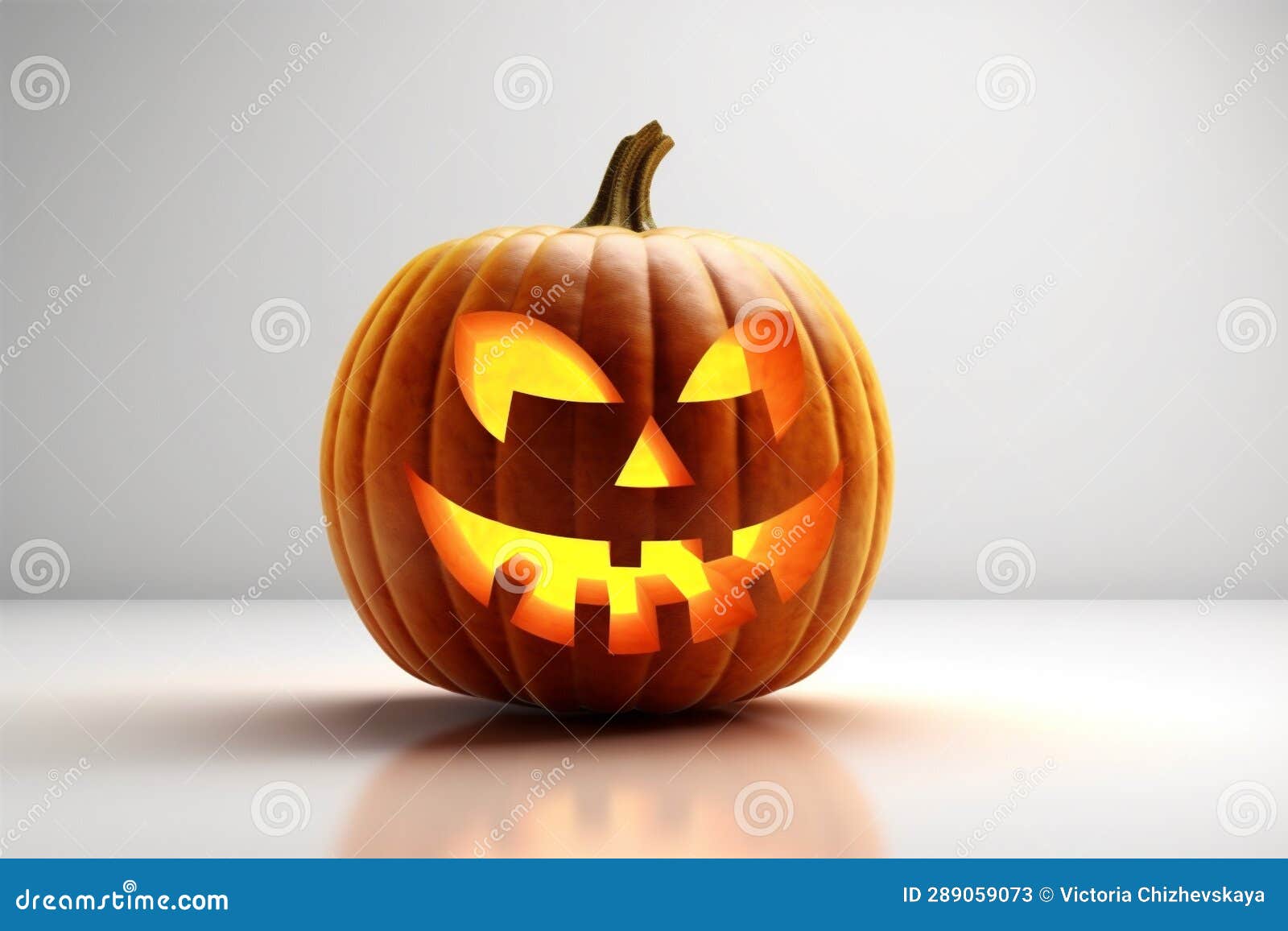 smile background orange  halloween lantern face pumpkin holiday scarey decoration. generative ai.