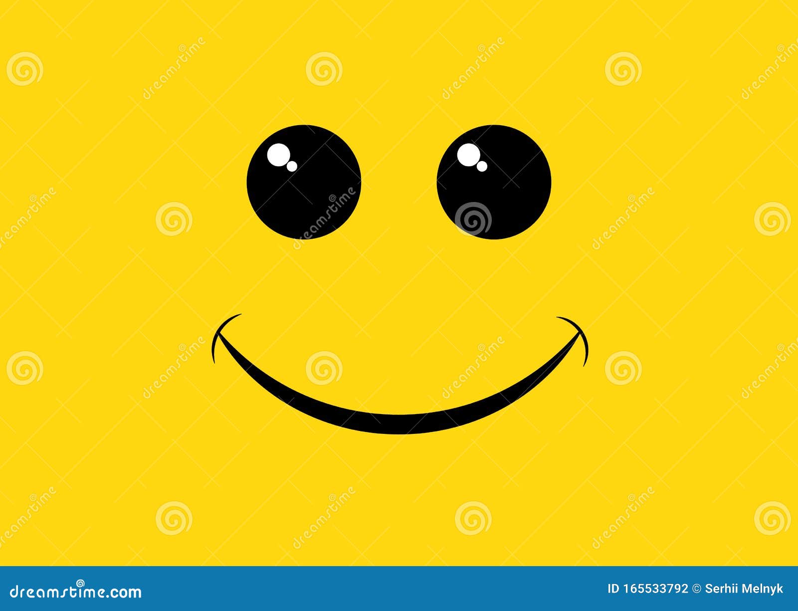 Smile Icon Logo Lettering World Smile Day On Yellow Background 向量例证 插画包括有设计 徽标