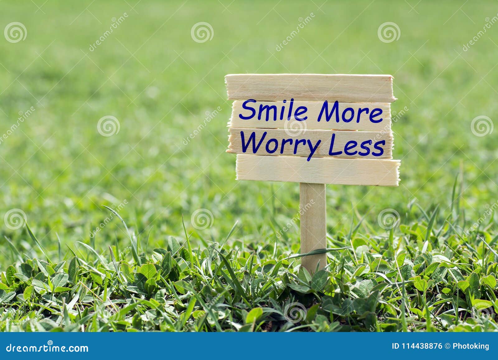 smile more worry less