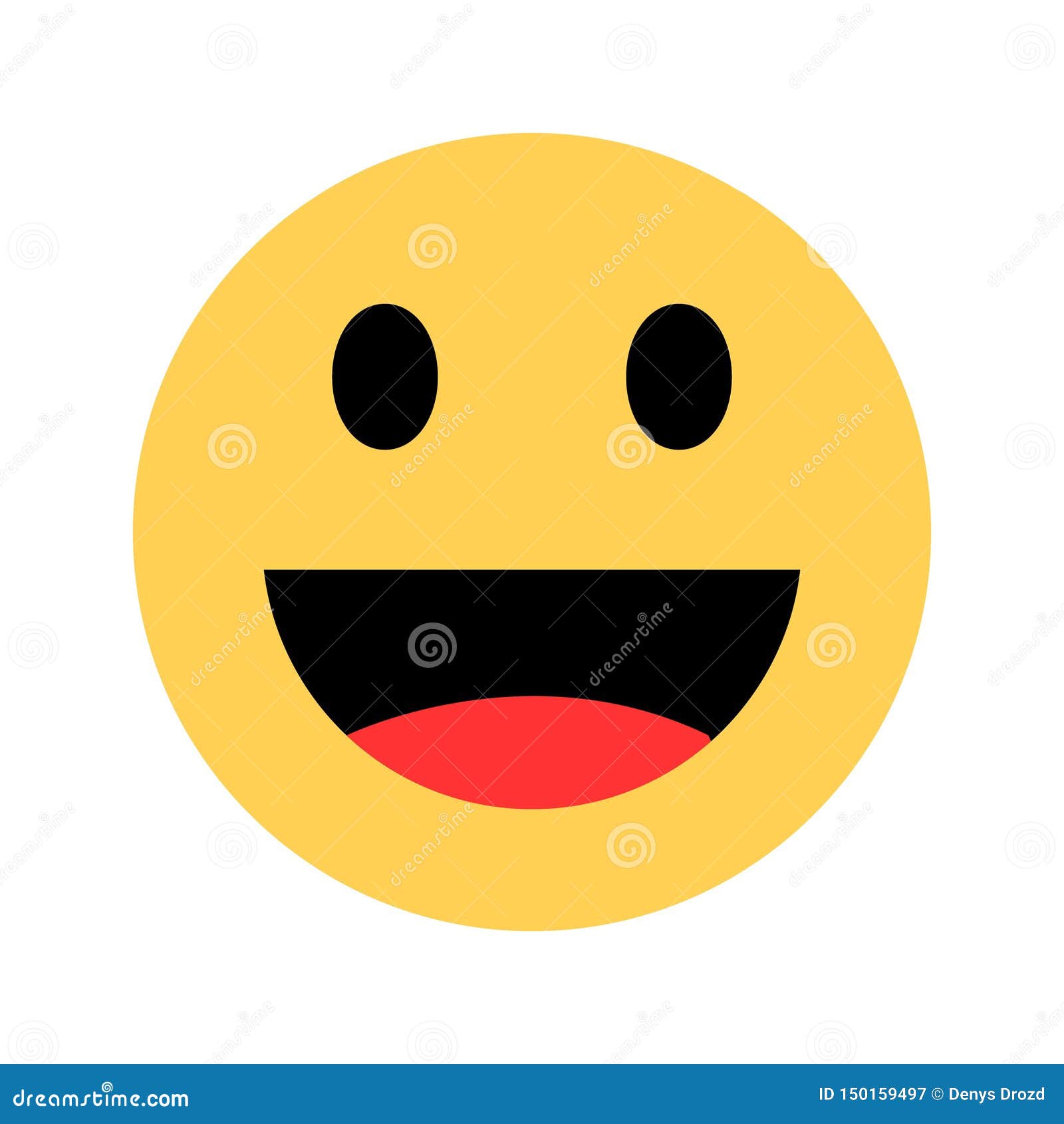 Smile Vector Icon Happy Smiling Face Emoticon Icon In Flat Style Yellow Symbol On The White Background Stock Illustration Illustration Of Feeling Emoji