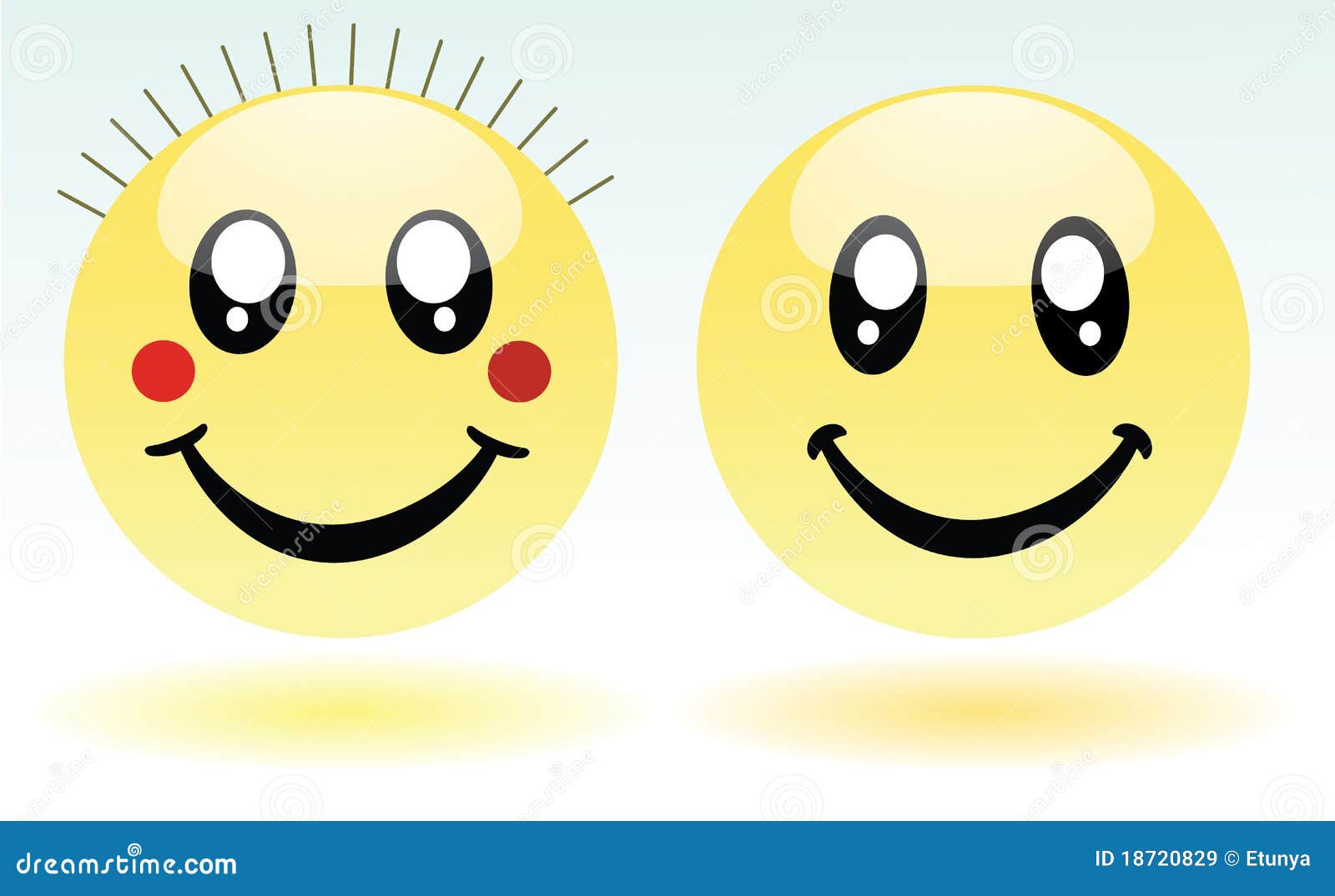Smiley Adorables De Garcon Et De Fille Illustration De Vecteur Illustration Du Heureux Couleur 1879 Smiley Adorables De Garcon Et De Fille Illustration De Vecteur Illustration Du Heureux Couleur 1879
