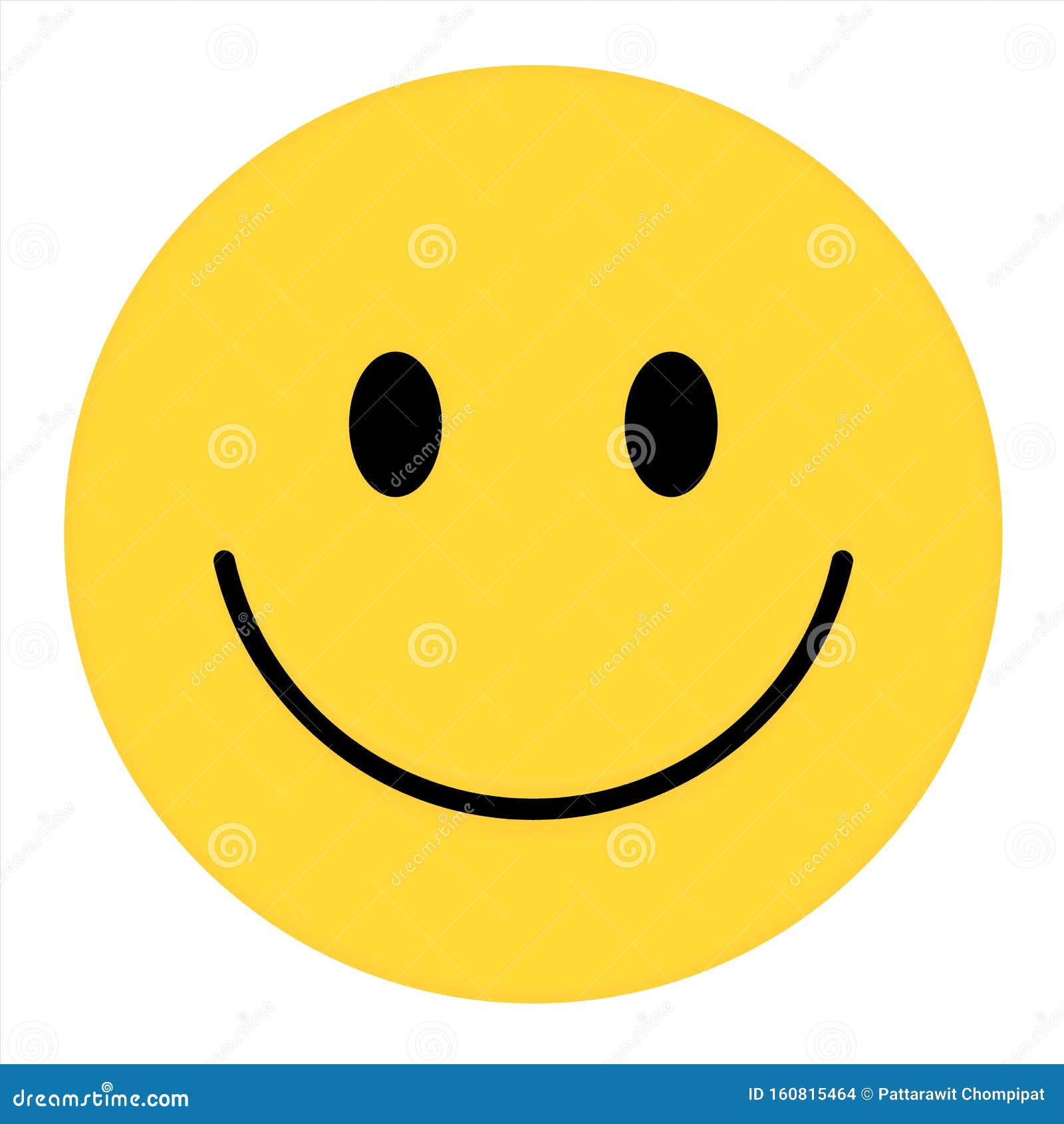 Smiley Face Happy Smiley Emoji Vector Yellow Stock Illustration