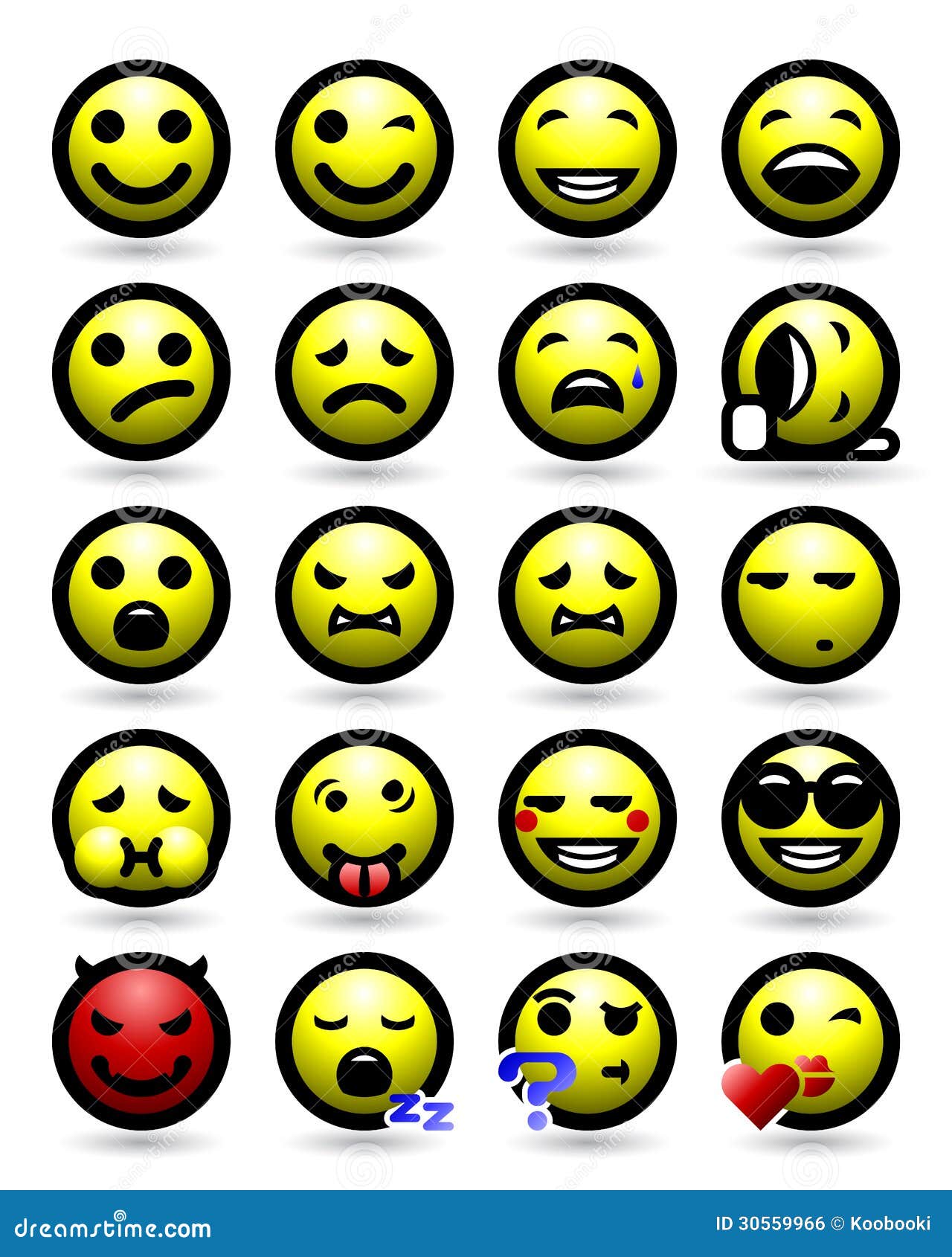 Smiley Face Icon Set Illustration De Vecteur Illustration Du Expression Smiley Face Icon Set Illustration De Vecteur Illustration Du Expression