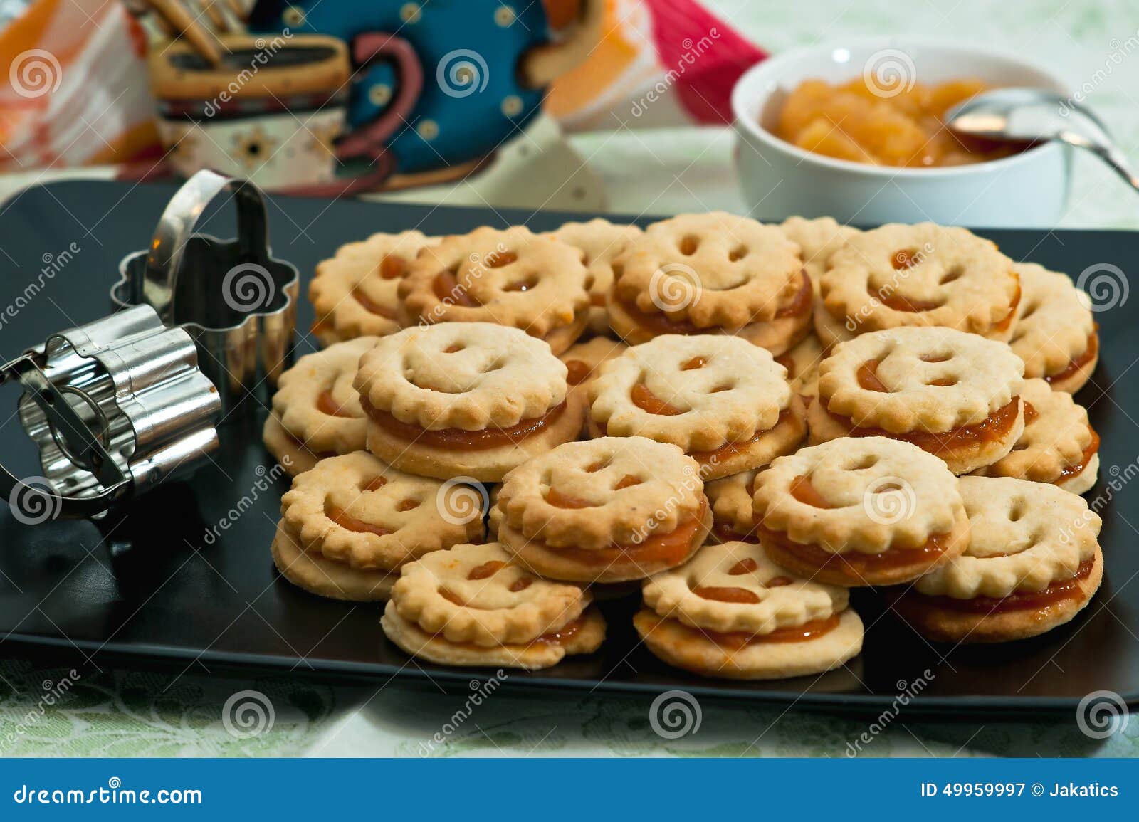 Smiley faces cake stock image. Image of cook, nutrition 49959997