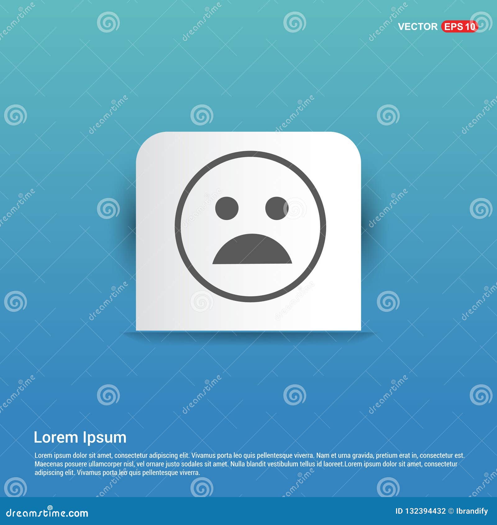 Smiley Icon, Face Icon - Blue Sticker Button Stock Vector ...