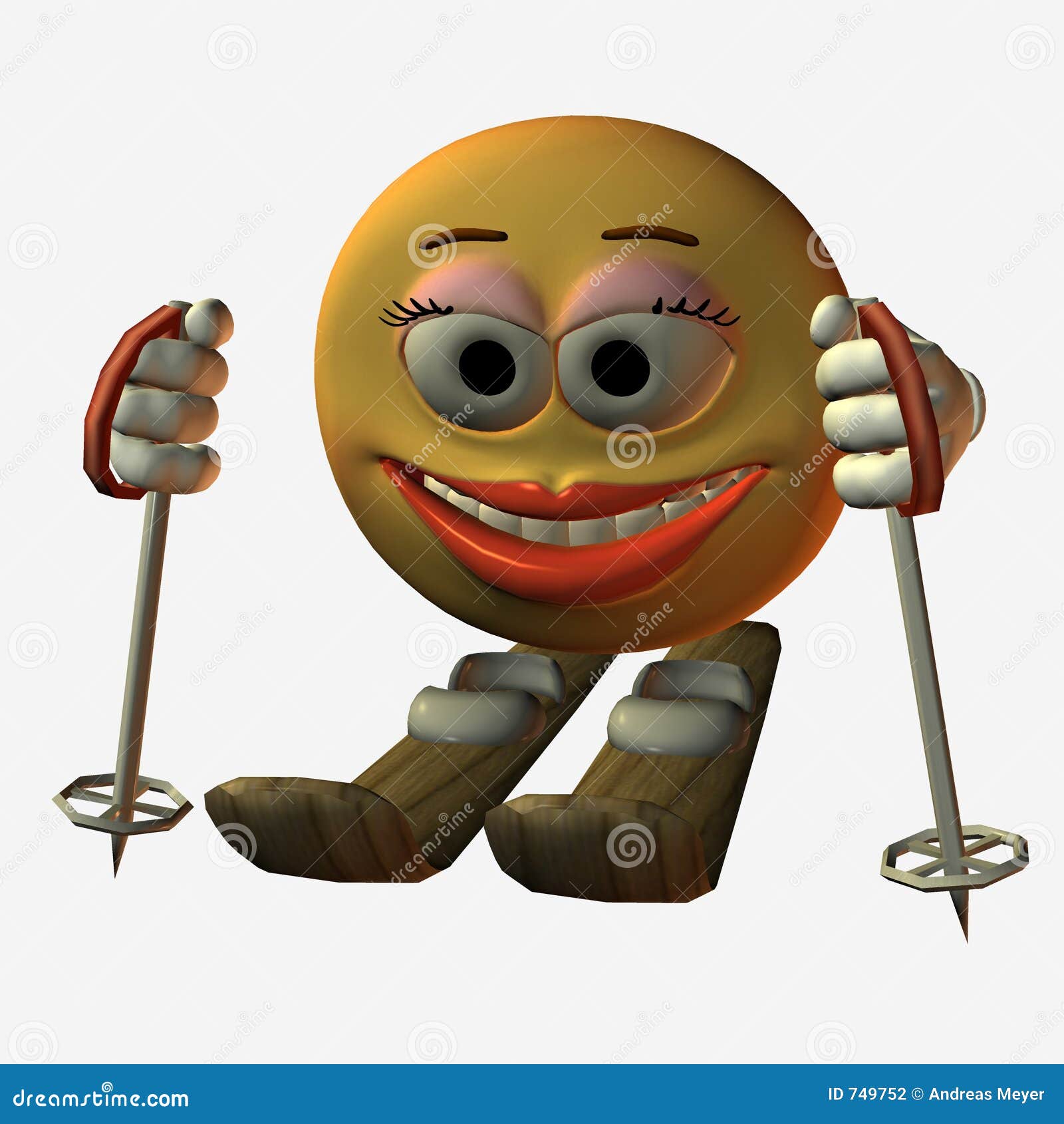 SmileySki Photographie stock Image 749752