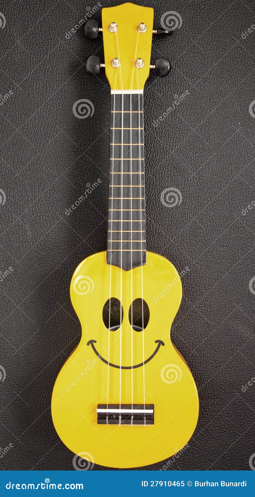 Smiley ukulele stock image. Image of fingerboard, audio 27910465