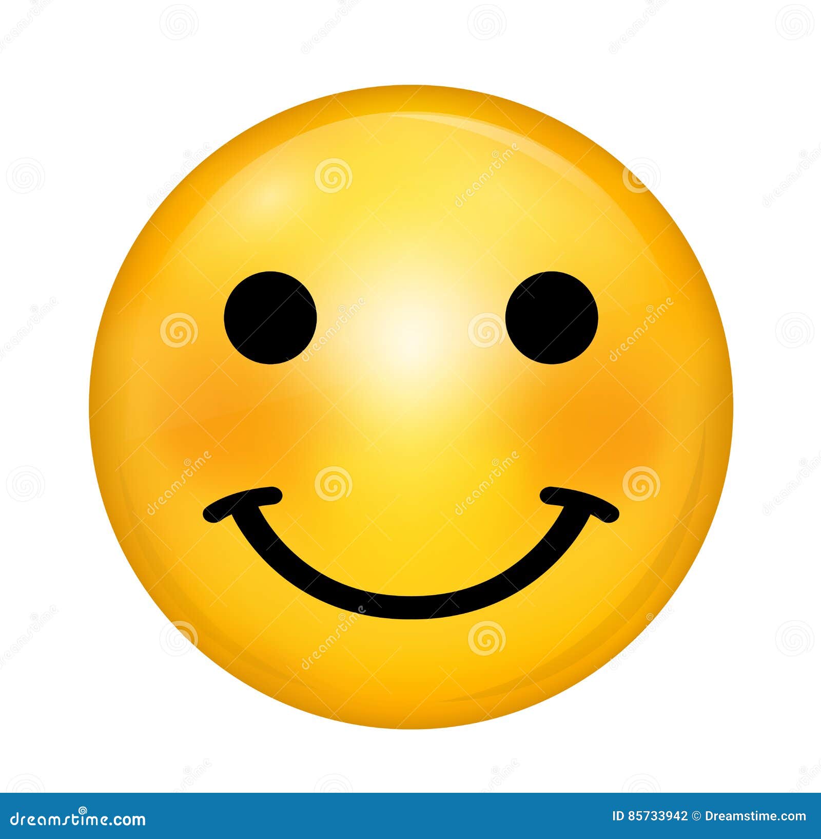 Smiley stock vector. Illustration of icon, feeling, smile - 85733942