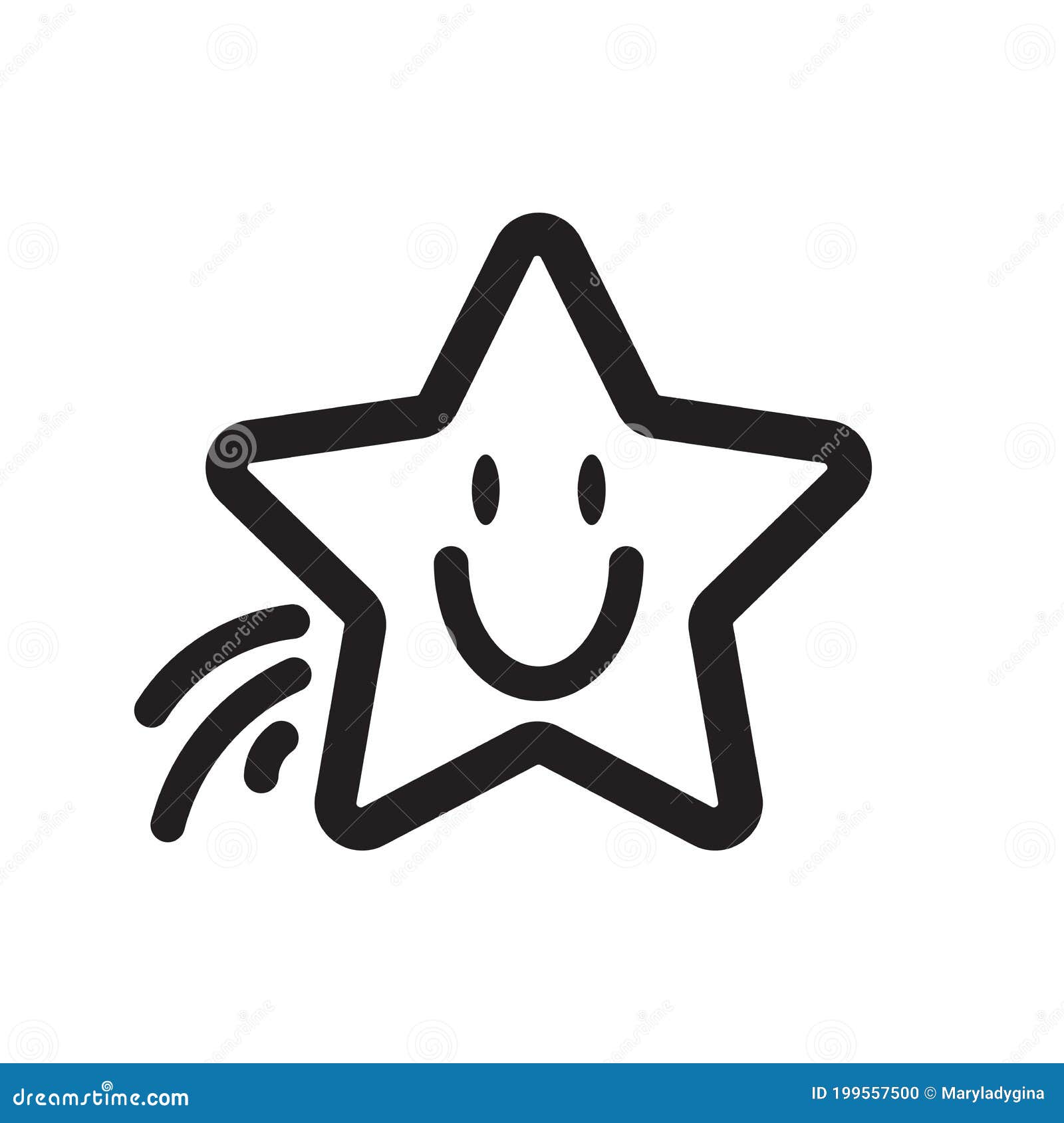 smiley face star clipart