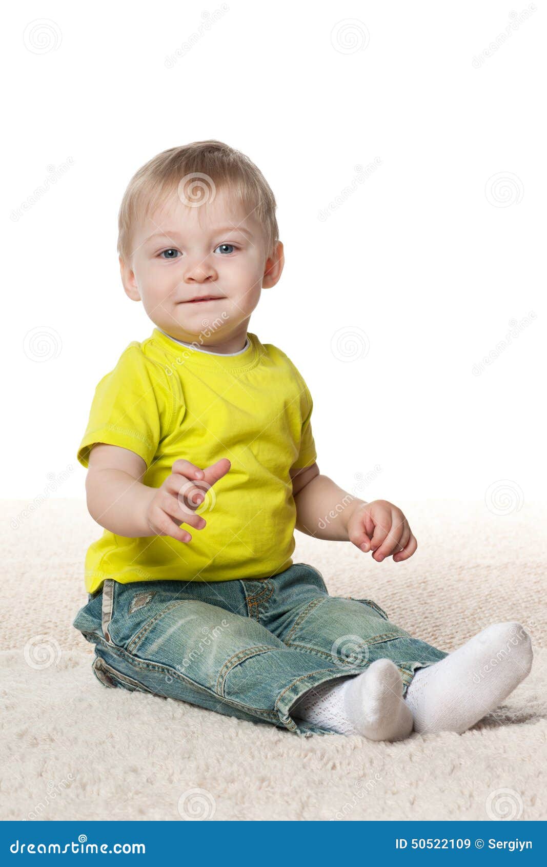Smiling Baby Boy on the Carpet Stock Image - Image of pleasure, cute ...