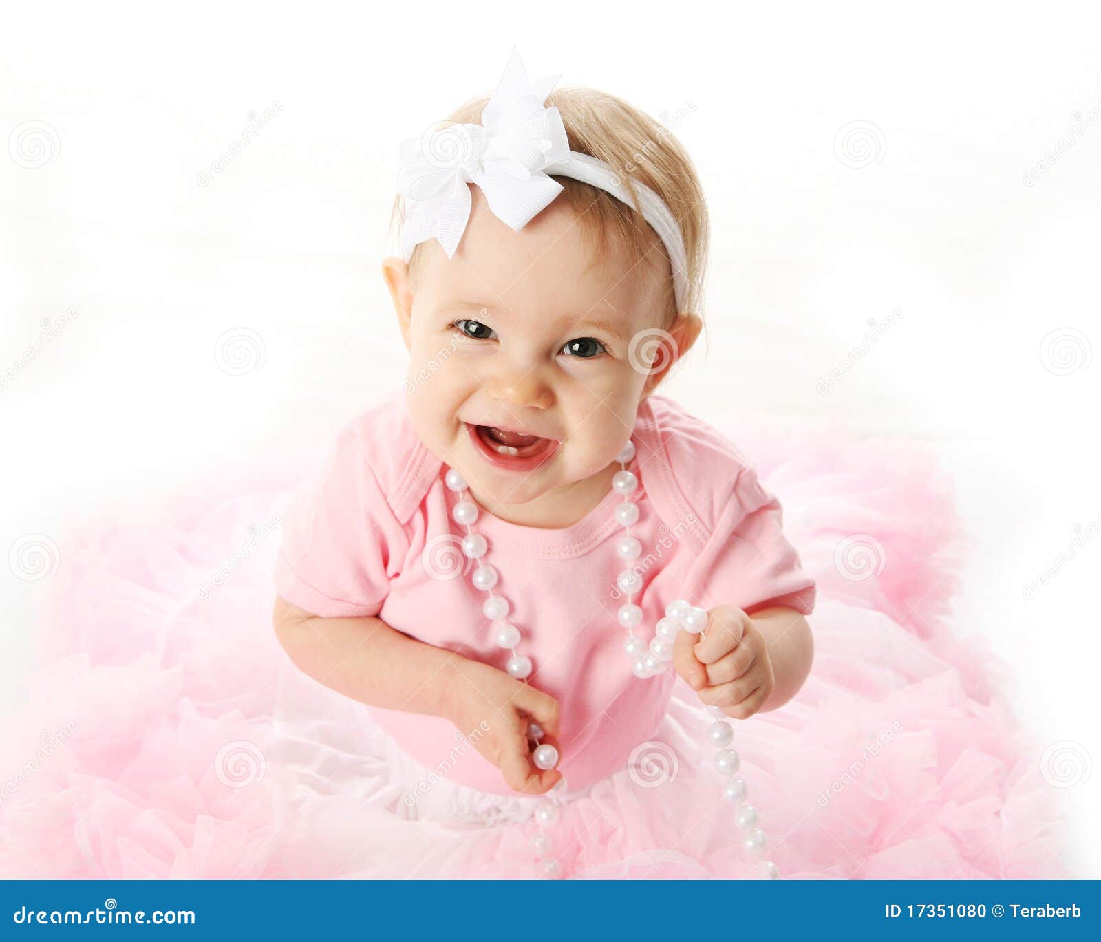 Smiling Baby Girl Wearing Pettiskirt Tutu Stock Photo - Image of fashion,  beauty: 17351080