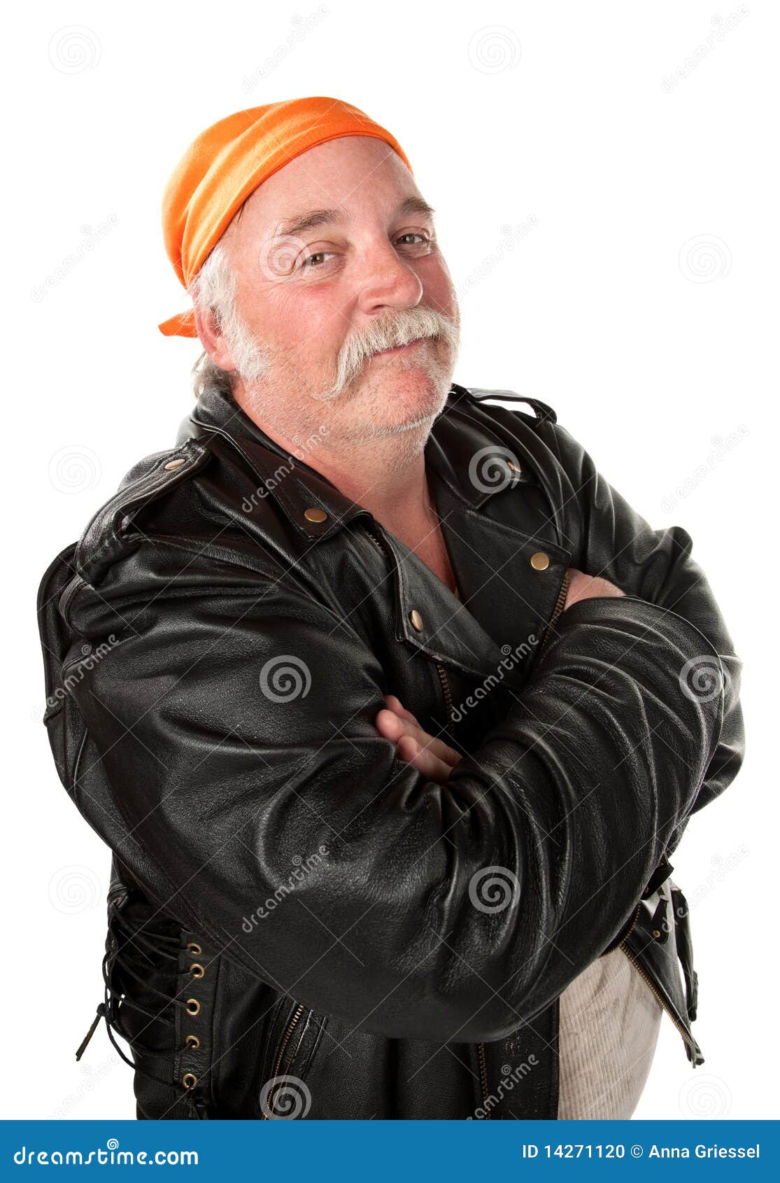 Smiling biker gang member stock photo. Image of male - 14271120