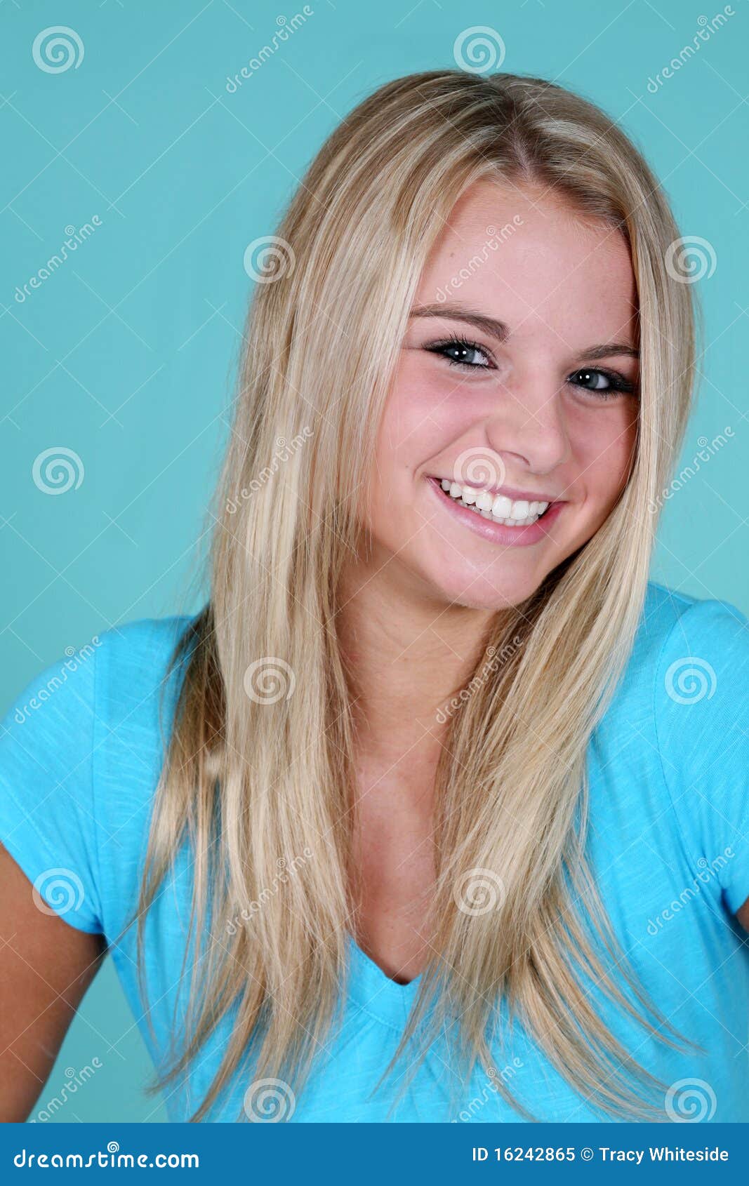 Young blonde girl