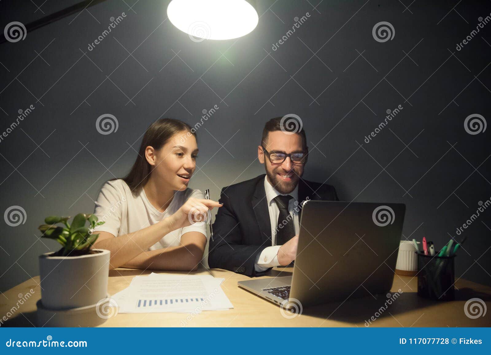 Colleagues Watching Funny Videos in Laptop during Work Break Stock Photo - Image of corporate, night: 117077728 Colleagues Watching Funny Videos in Laptop during Work Break Stock Photo - Image of corporate, night: 117077728
