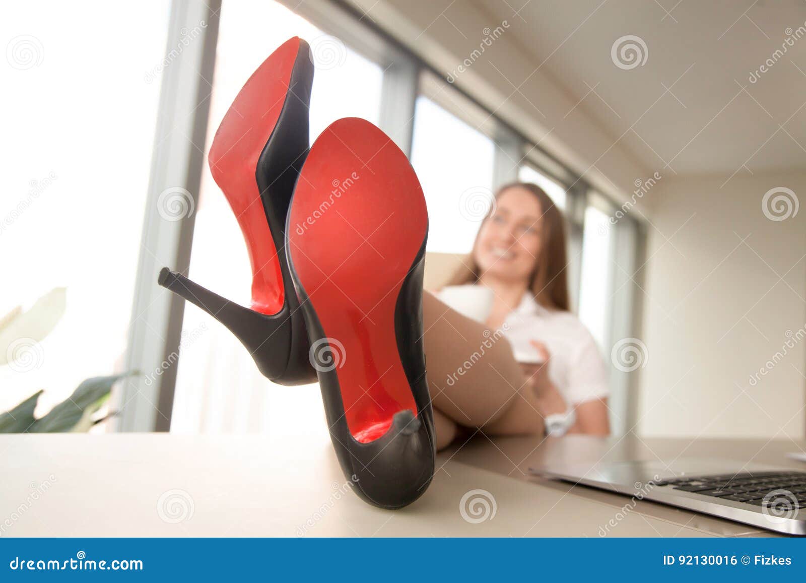 Hot Businesswoman Feet Desk Stock Photos - Free & Royalty-Free Stock Photos  from Dreamstime