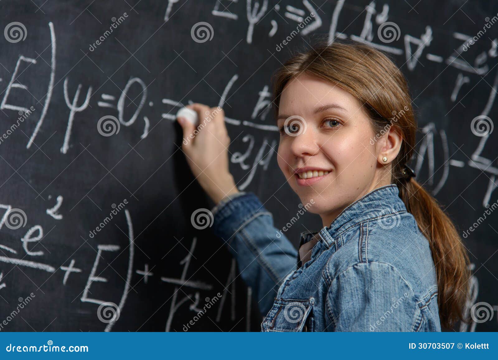 Smiling clever student stock image. Image of education - 30703507