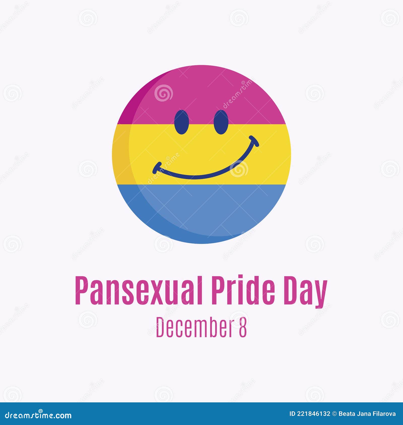 Pansexual Pride Day Vector Stock Vector Illustration Of Bisexual 221846132