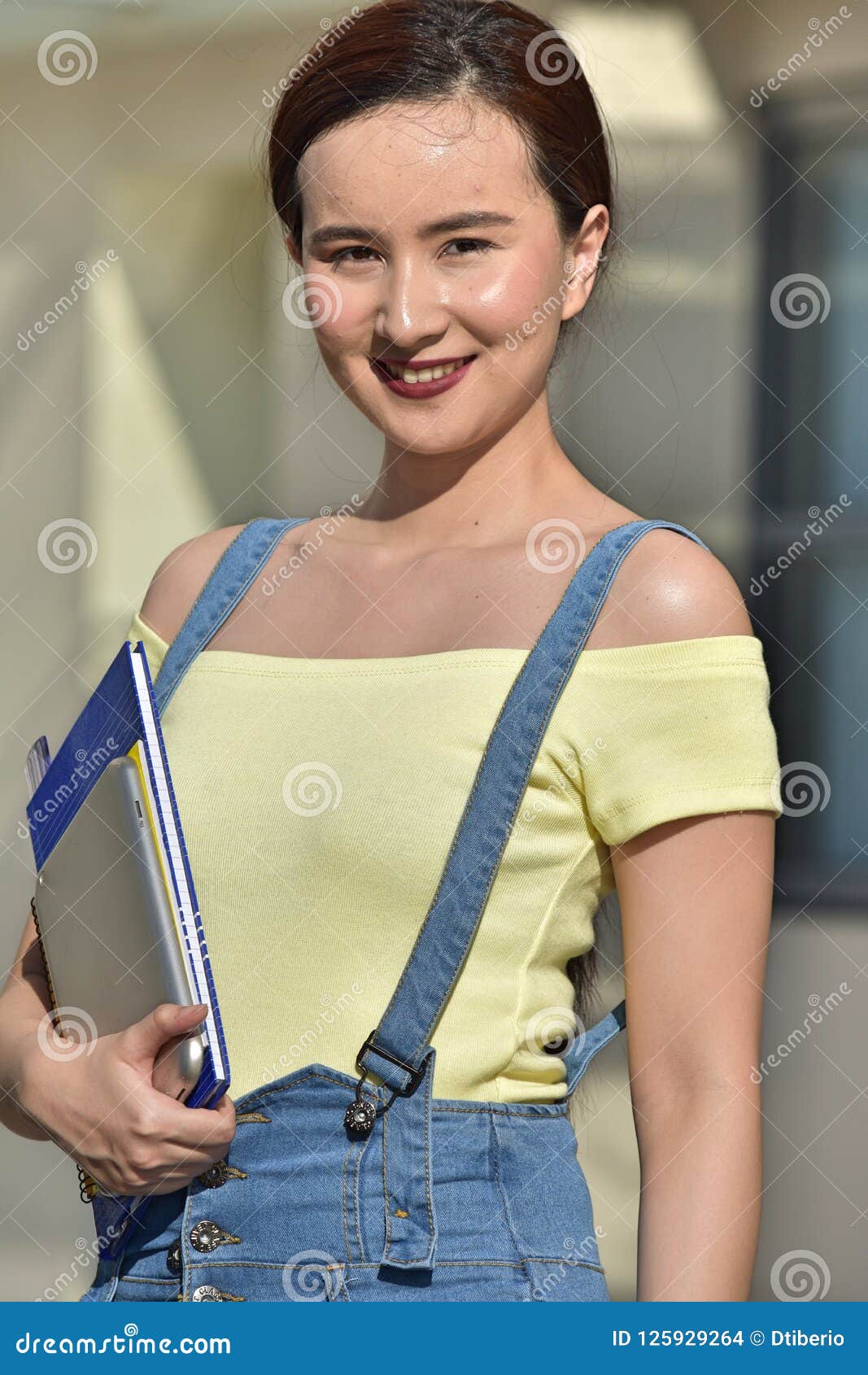 Smiling Filipina Female Student Stock Photo Image Of Univers