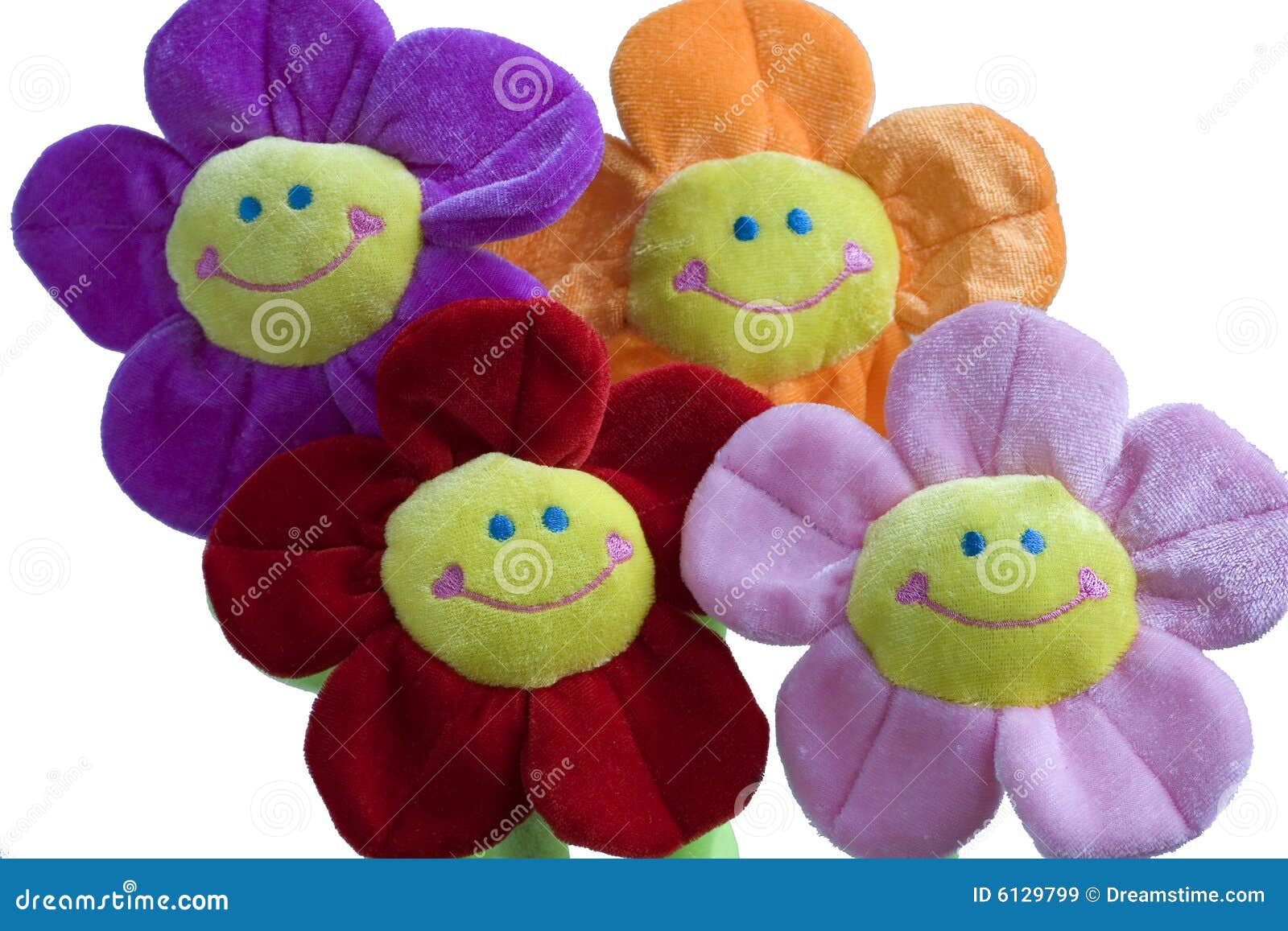 Smiling flower toys stock image. Image of colorful, cute 6129799
