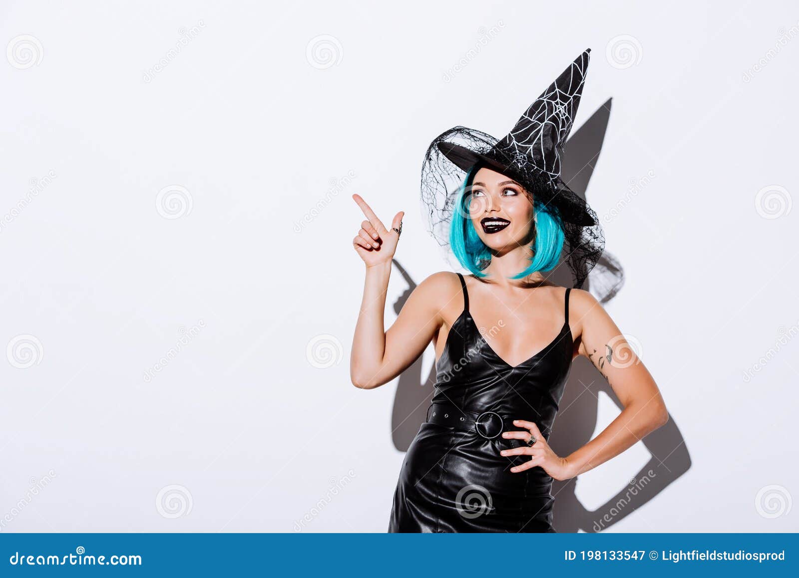 1. "Blue Haired Witch Halloween Costume" - wide 8