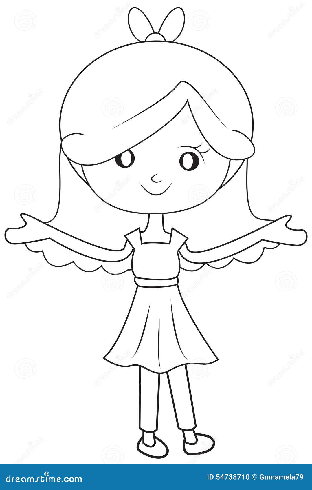  Coloring Pages Of A Girl 5
