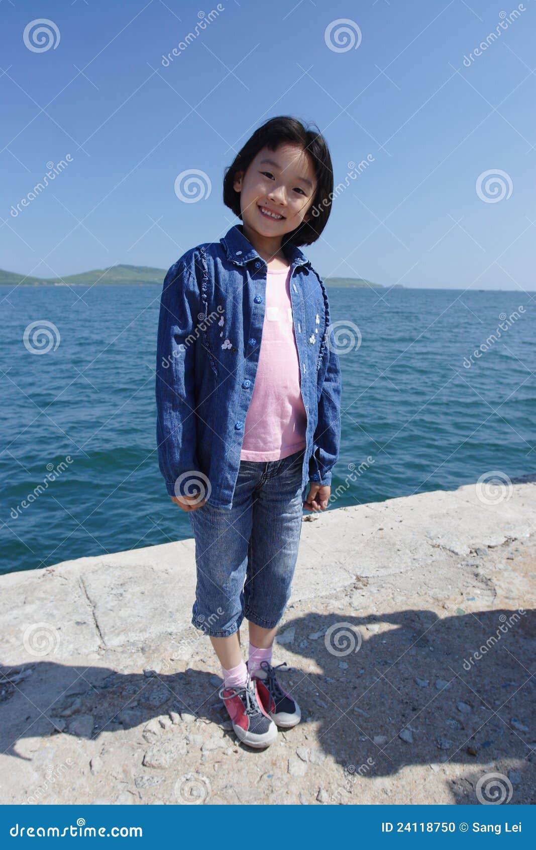 Smiling girl in korea stock photo. Image of little, trip - 24118750