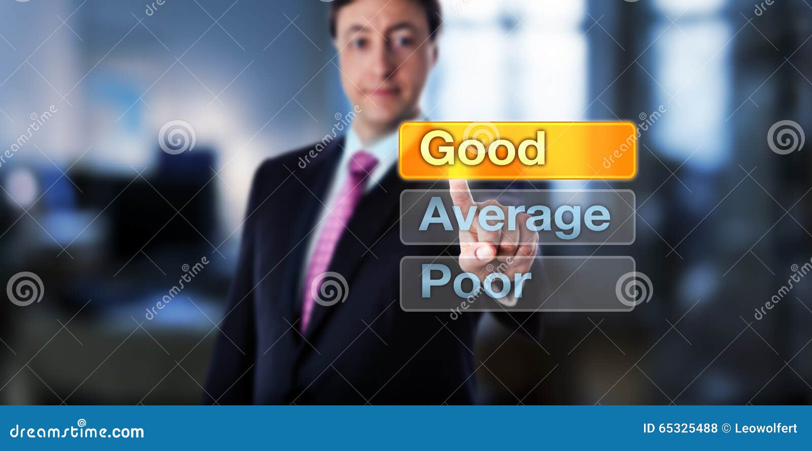 smiling human resources manager is selecting good