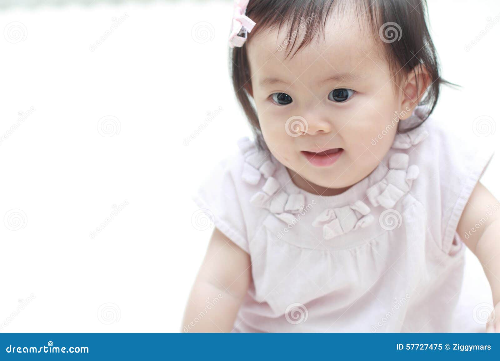 Smiling Japanese baby girl stock image. Image of zero - 57727475